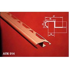 AПК 014 Профиль алюминиевый для отделки и защиты наружных углов.