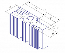 Телескопическаяя Дверная коробка 100 мм